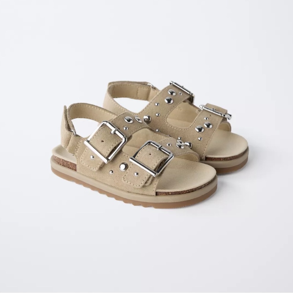 Zara - Studded Leather Sandals